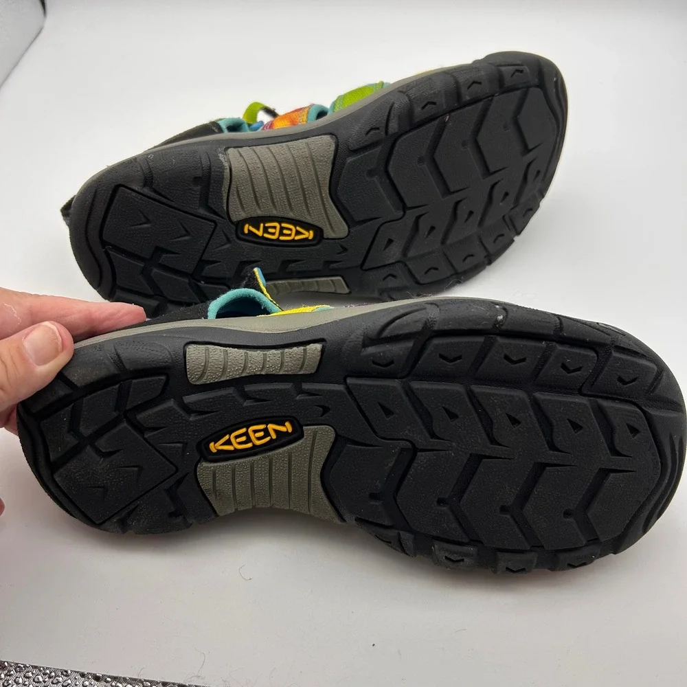 Keen Newport H2 Kids Tie Dye Sport Sandals Multi Color Water Shoes Size 5 US